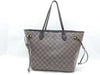 LOUIS VUITTON Damier Neverfull MM Brown Tote Bag N51105
