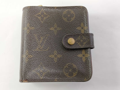 LOUIS VUITTON Monogram Compact Zip Wallet