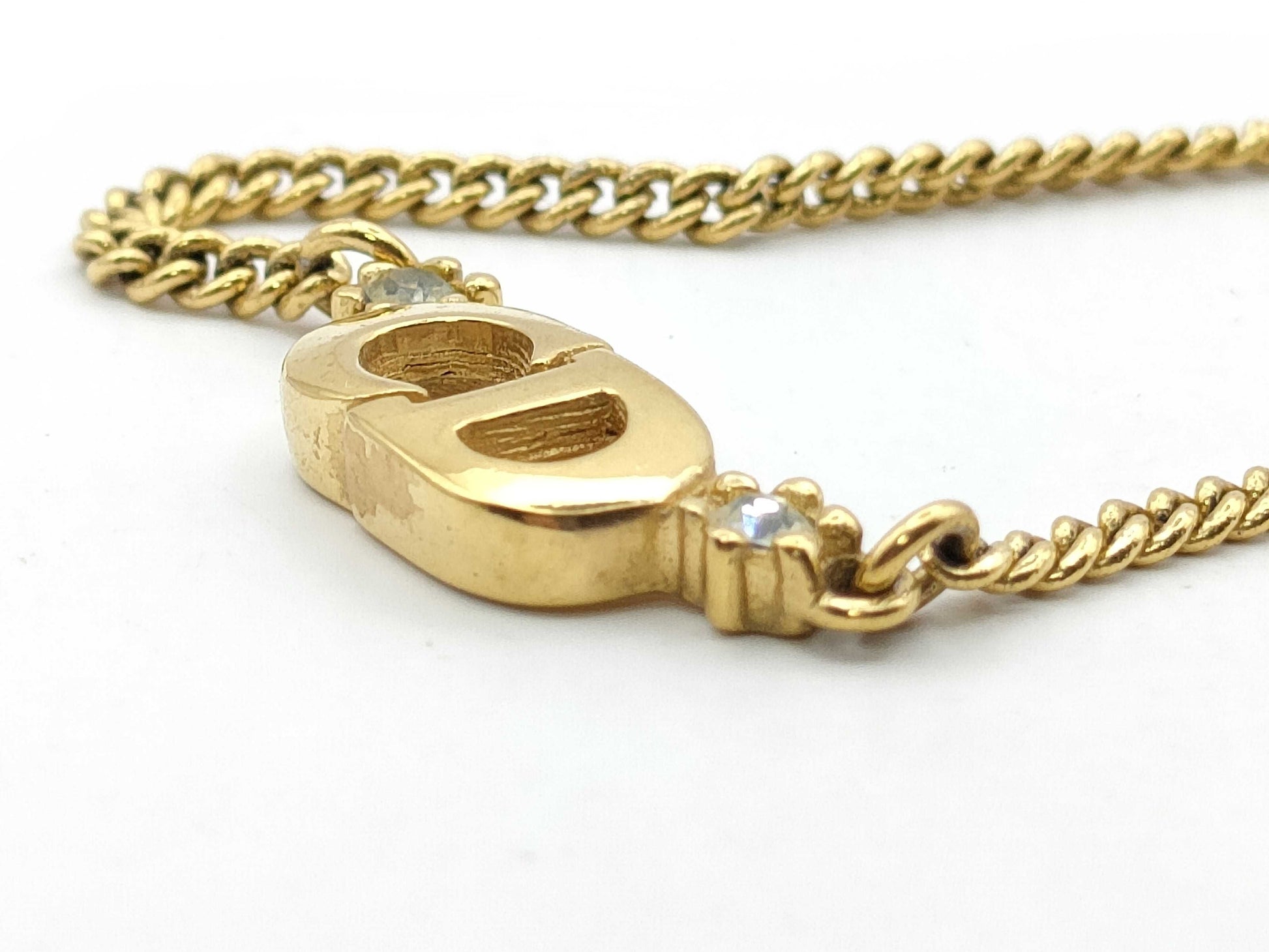 Dior Dior Dior logo necklace necklace