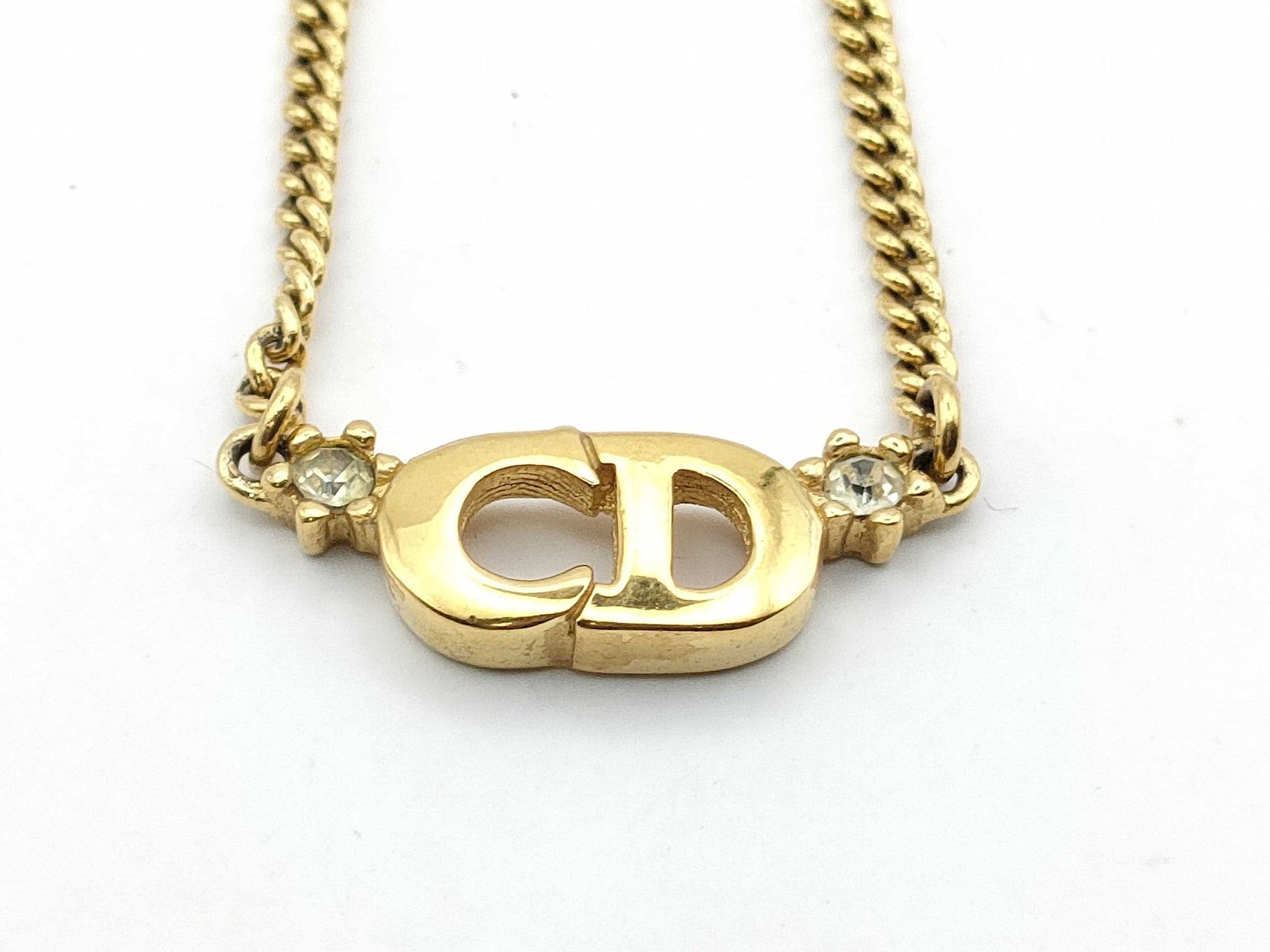 Dior Dior Dior logo necklace necklace