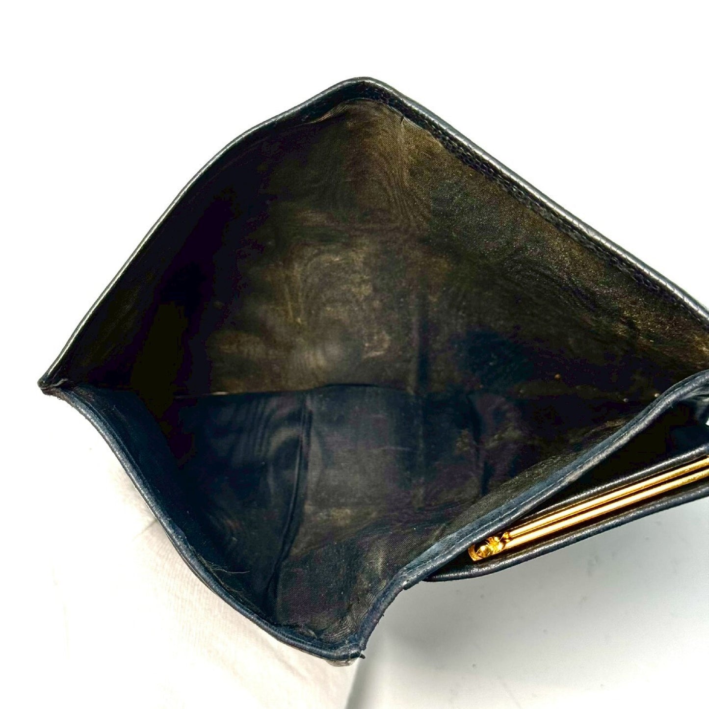 CHANEL Coco Mark Caviar Leather Bi-fold Long Wallet Black 4018957 Wallet