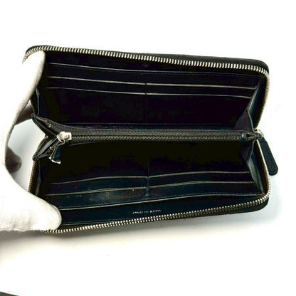 CHANEL Matelasse Coco Mark Caviar Leather Round Zip Long Wallet Black 17797882 Wallet