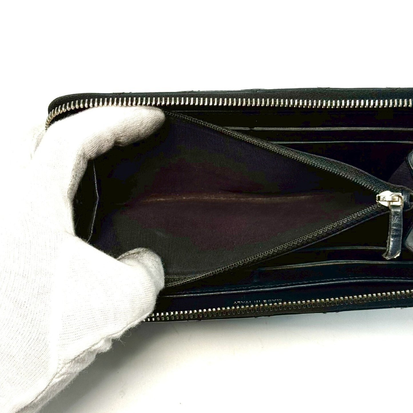 CHANEL Matelasse Coco Mark Caviar Leather Round Zip Long Wallet Black 17797882 Wallet