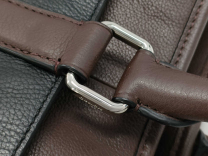 COACH Metropolitan 2-Way Tote Bag in Black/Brown with Strap