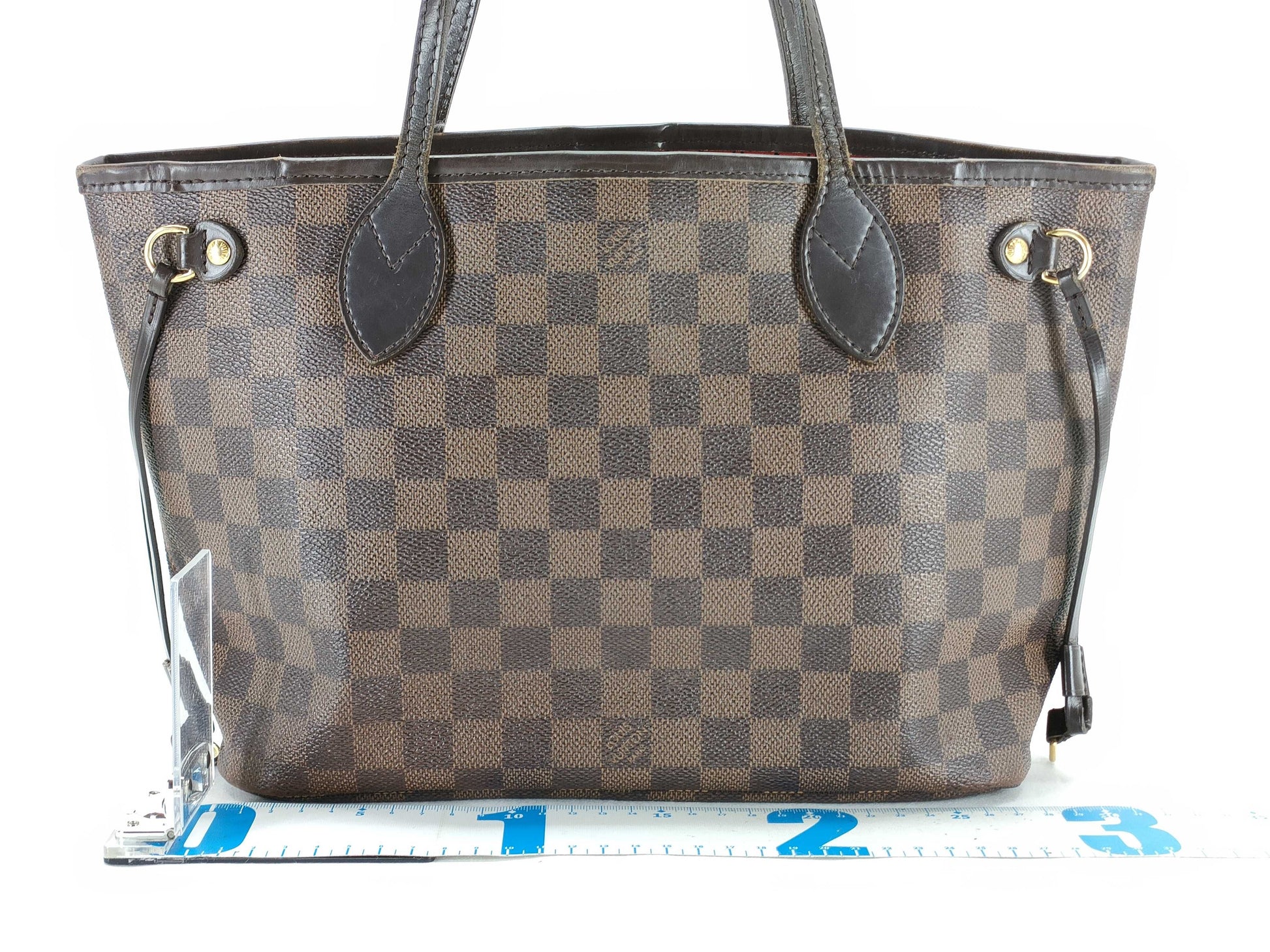 LOUIS VUITTON Damier Neverfull PM N51109 Damier Tote Bag