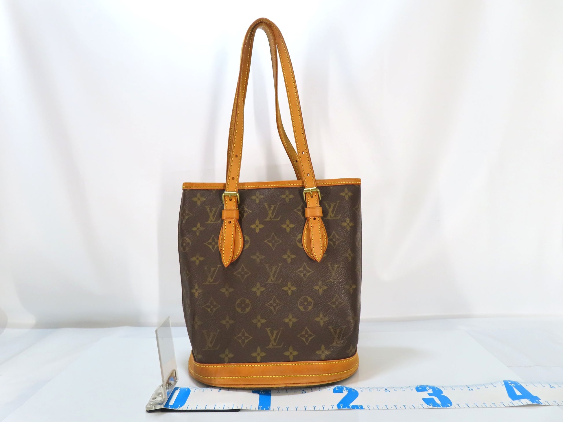 LOUIS VUITTON Monogram Bucket PM M42238 Monogram Handbag