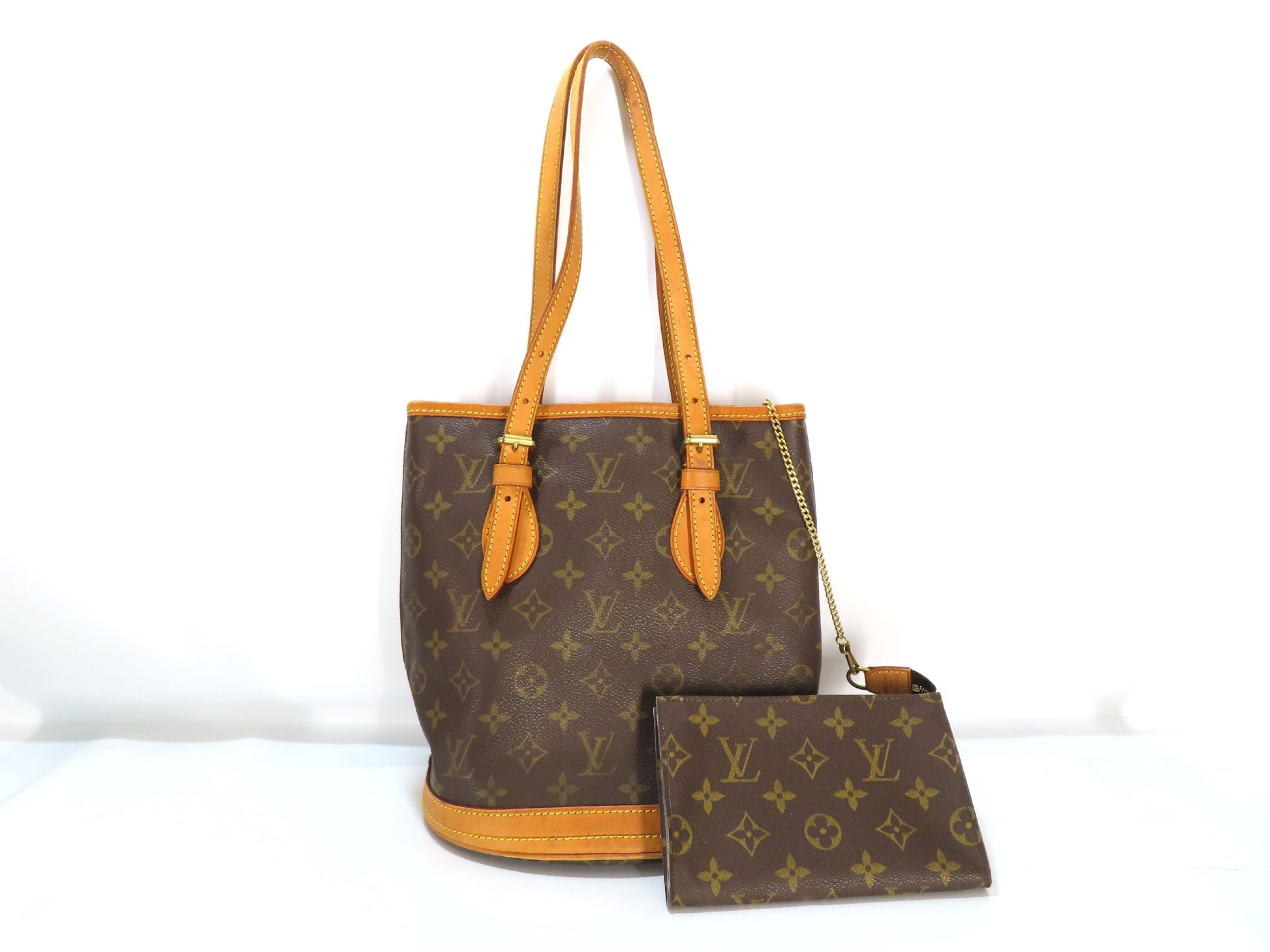 LOUIS VUITTON Monogram Bucket PM M42238 Monogram Handbag