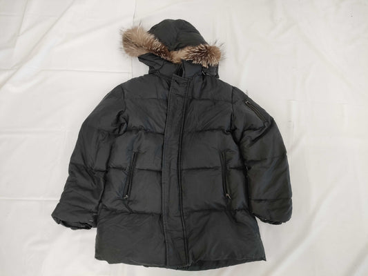 (10462_0225)▼BURBERRY Down Jacket with Fur Size L Coat