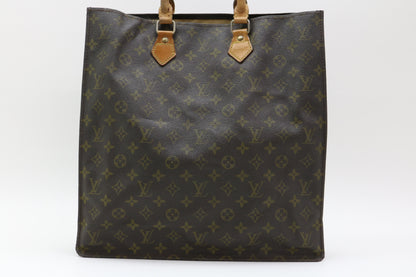 LOUIS VUITTON Monogram Sac Plat Handbag