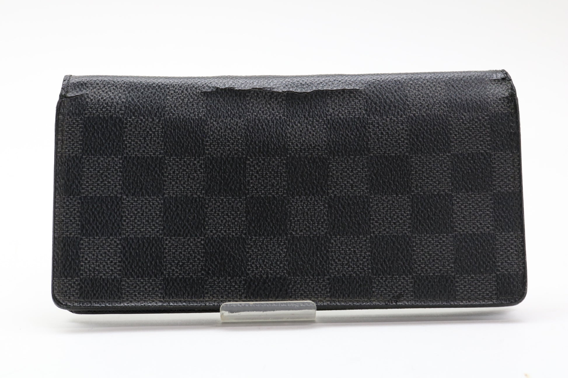 LOUIS VUITTON Damier Graphite Brazza Wallet