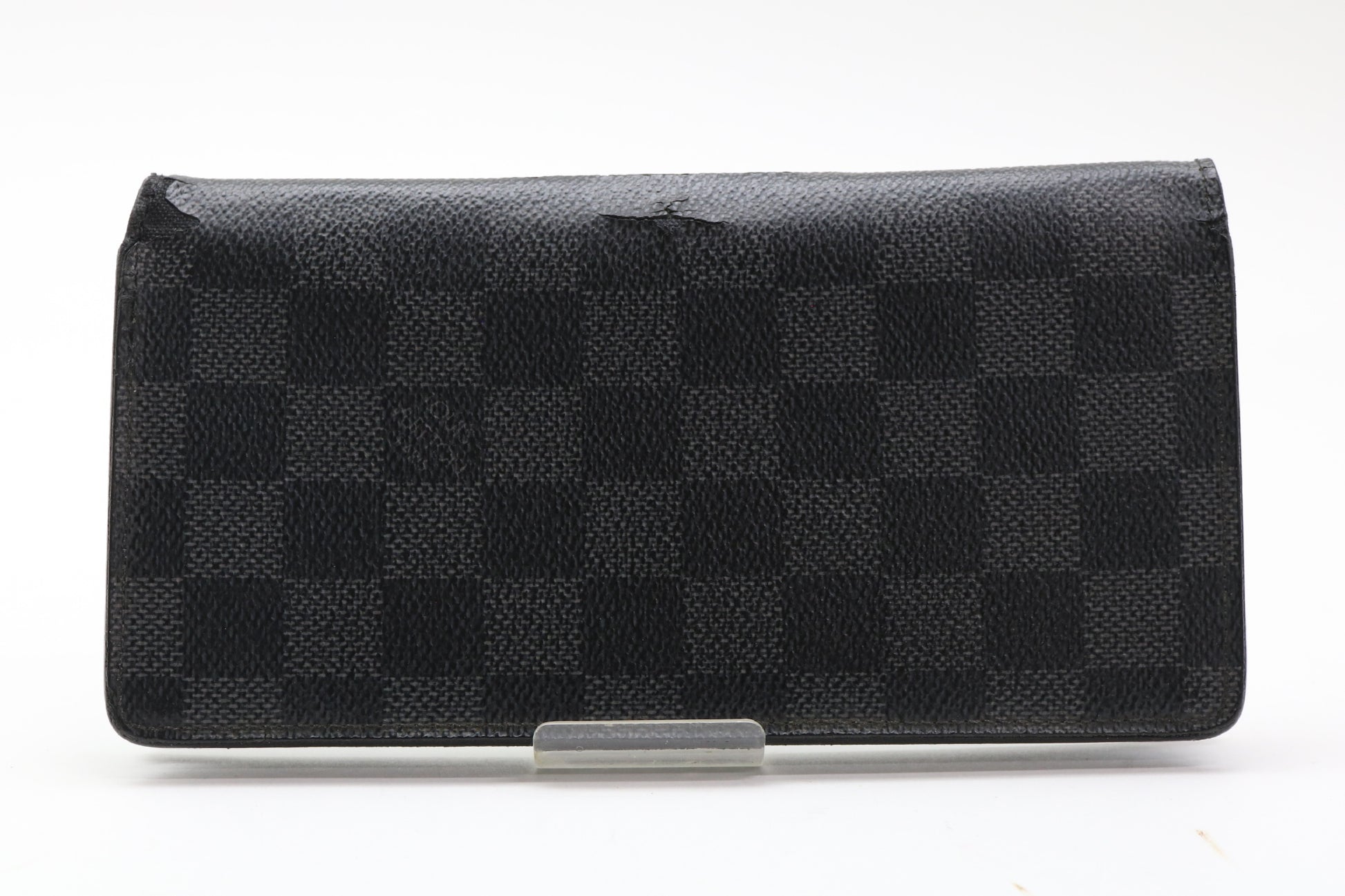 LOUIS VUITTON Damier Graphite Brazza Wallet