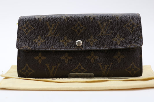 LOUIS VUITTON Monogram Sarah Wallet