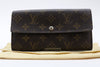 LOUIS VUITTON Monogram Sarah Wallet
