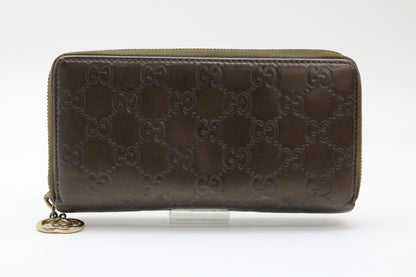 GUCCI Shima Leather Wallet