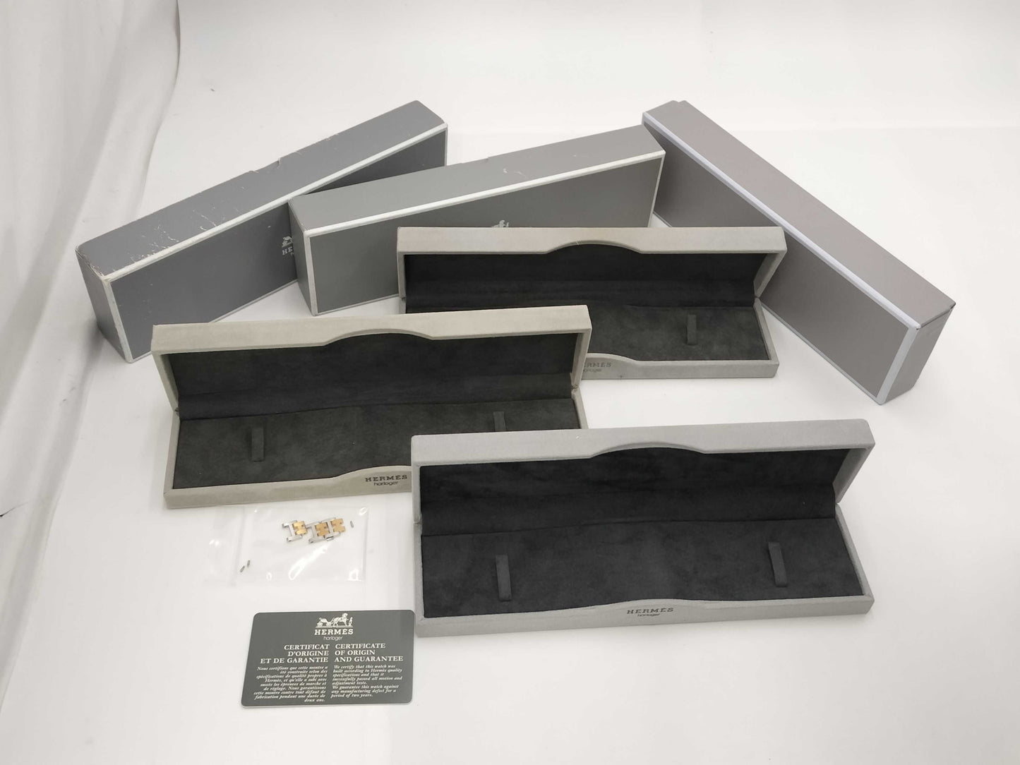 HERMES empty box set of 3 Other accessories