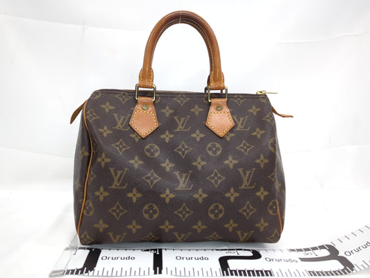 LOUIS VUITTON M41528 Monogram Speedy 25 Boston Bag