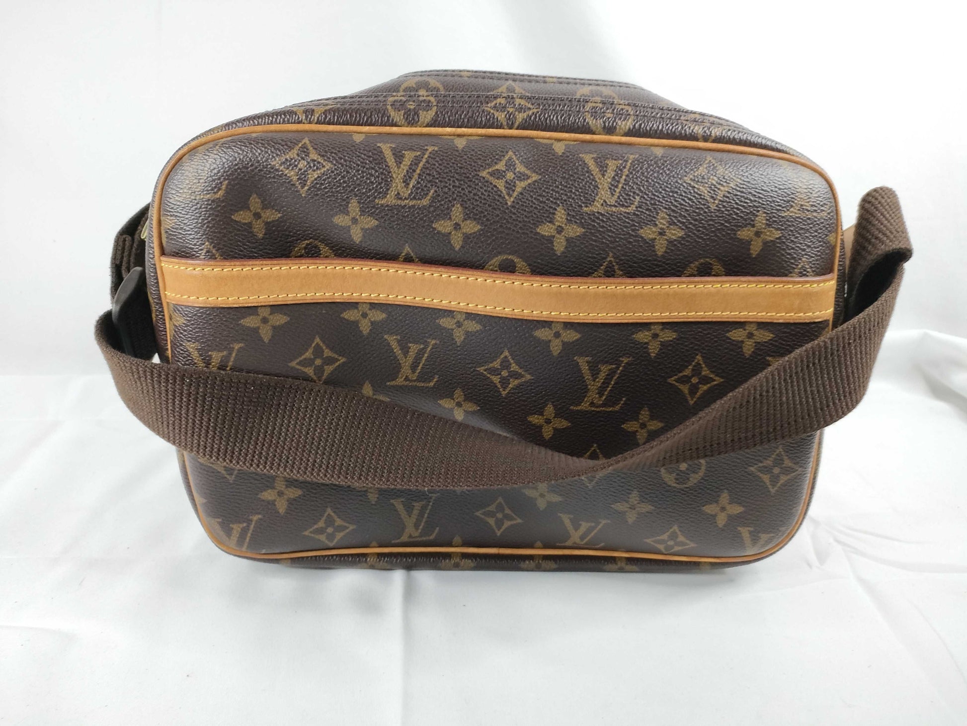 LOUIS VUITTON Monogram Reporter PM Shoulder Bag