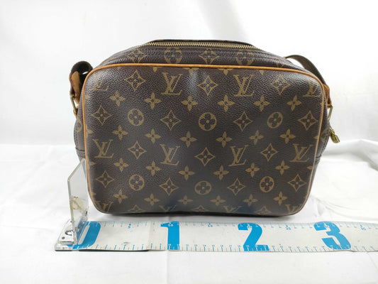 LOUIS VUITTON Monogram Reporter PM Shoulder Bag