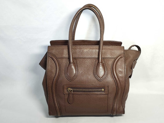 CELINE Luggage Nano Shopper Handbag