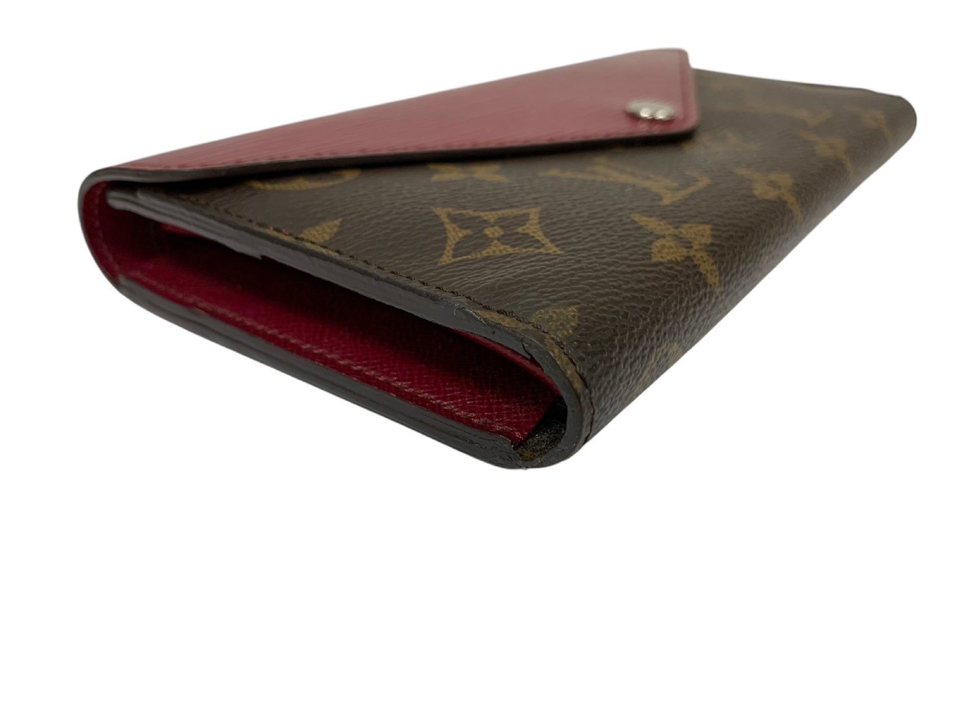 LOUIS VUITTON LOUIS VUITTON LOUIS VUITTON Louis Vuitton Monogram x Epi Marie Roulon Portefeuille M60498 CA0193 Wallet