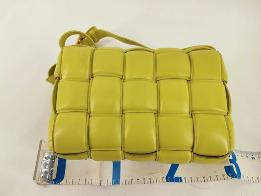 BOTTEGA VENETA Intrecciato Padded Cassette Shoulder Bag, Intrecciato Clutch Bag, Green Shoulder Bag