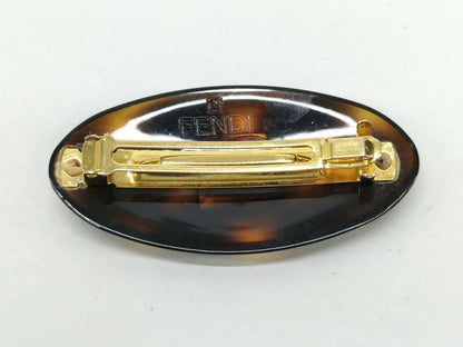 FENDI Fendi Barrette Tortoiseshell Hair Accessory