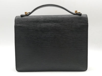 LOUIS VUITTON Epi Monceau M52122 Noir Shoulder Strap Handbag