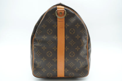 LOUIS VUITTON Monogram Keepall Bandouliere 45 M41418 Strap Boston Bag
