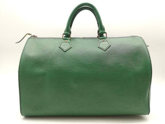 LOUIS VUITTON Epi Speedy 35 M42994 Green Handbag
