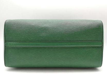 LOUIS VUITTON Epi Speedy 35 M42994 Green Handbag