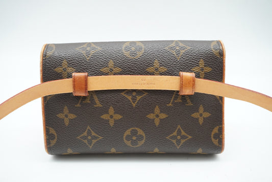 LOUIS VUITTON Monogram Pochette Florentine M51855 Shoulder Bag
