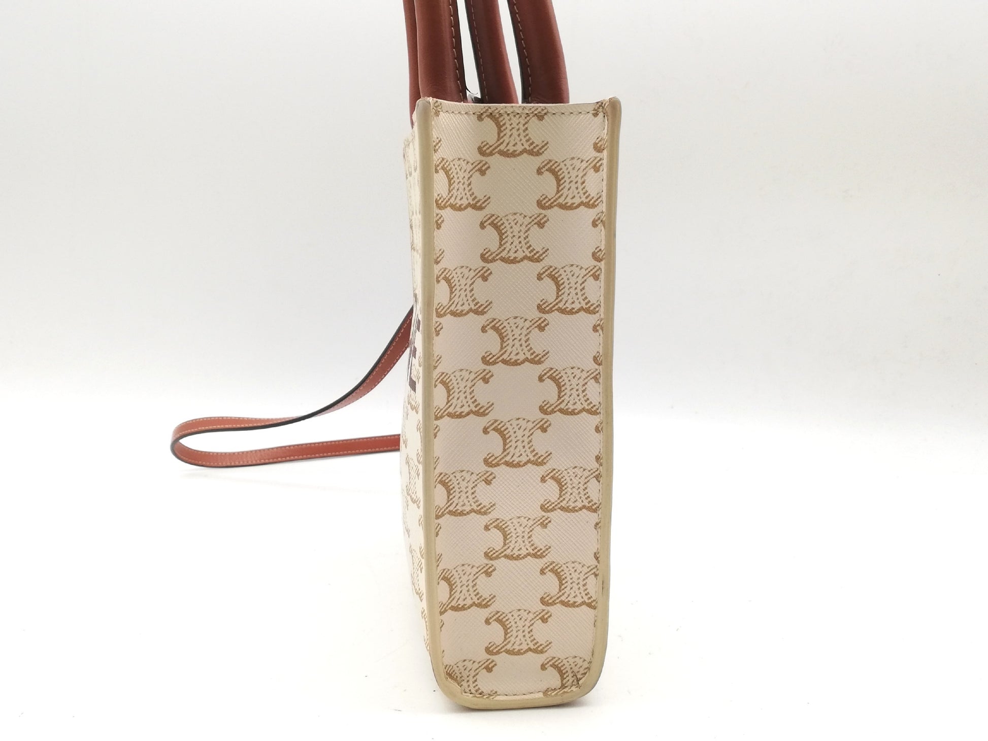 CELINE Triomphe Mini Vertical Cabas 2-way Handbag