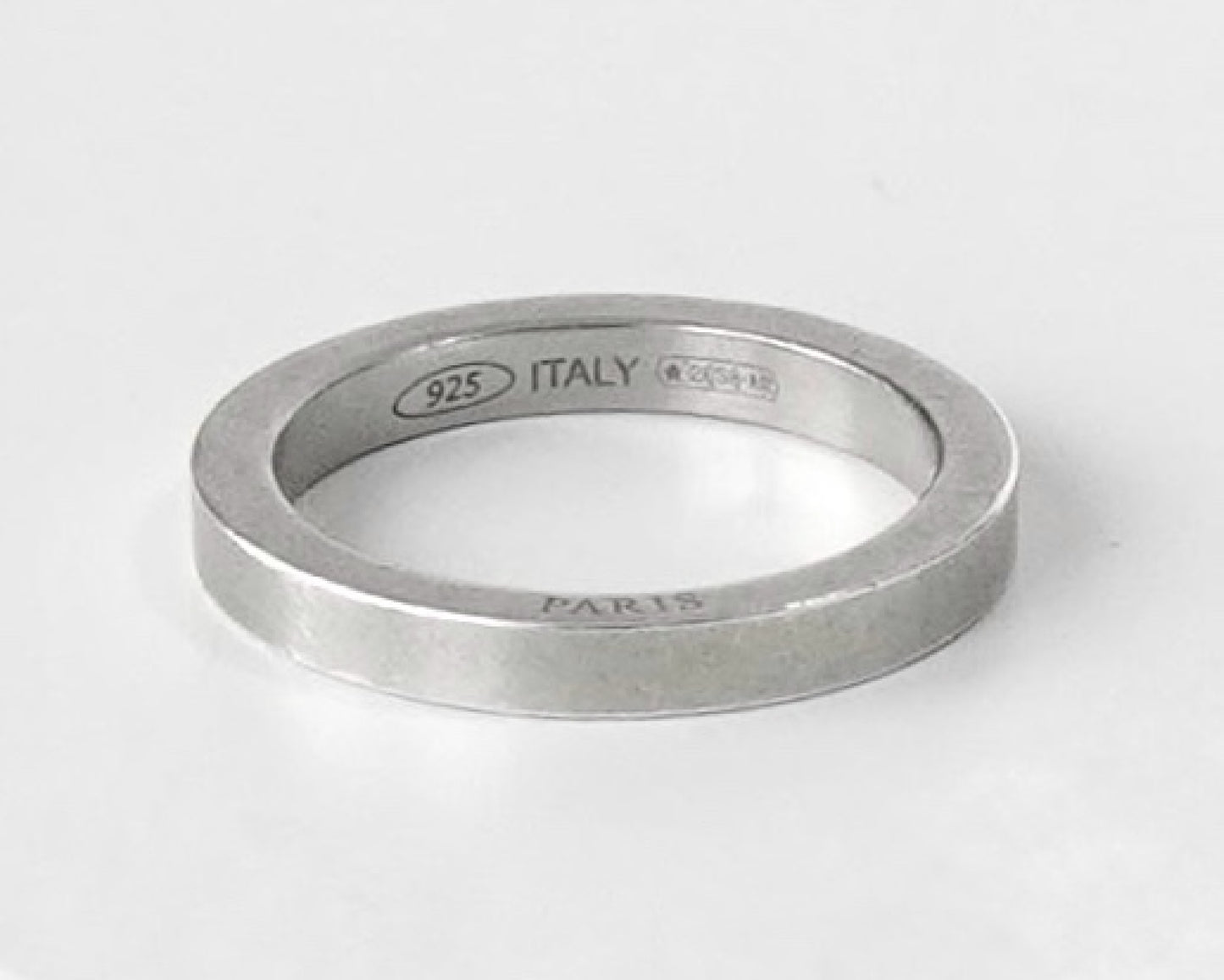 Maison Margiela Logo Silver 925 Ring, Size 9, with Box