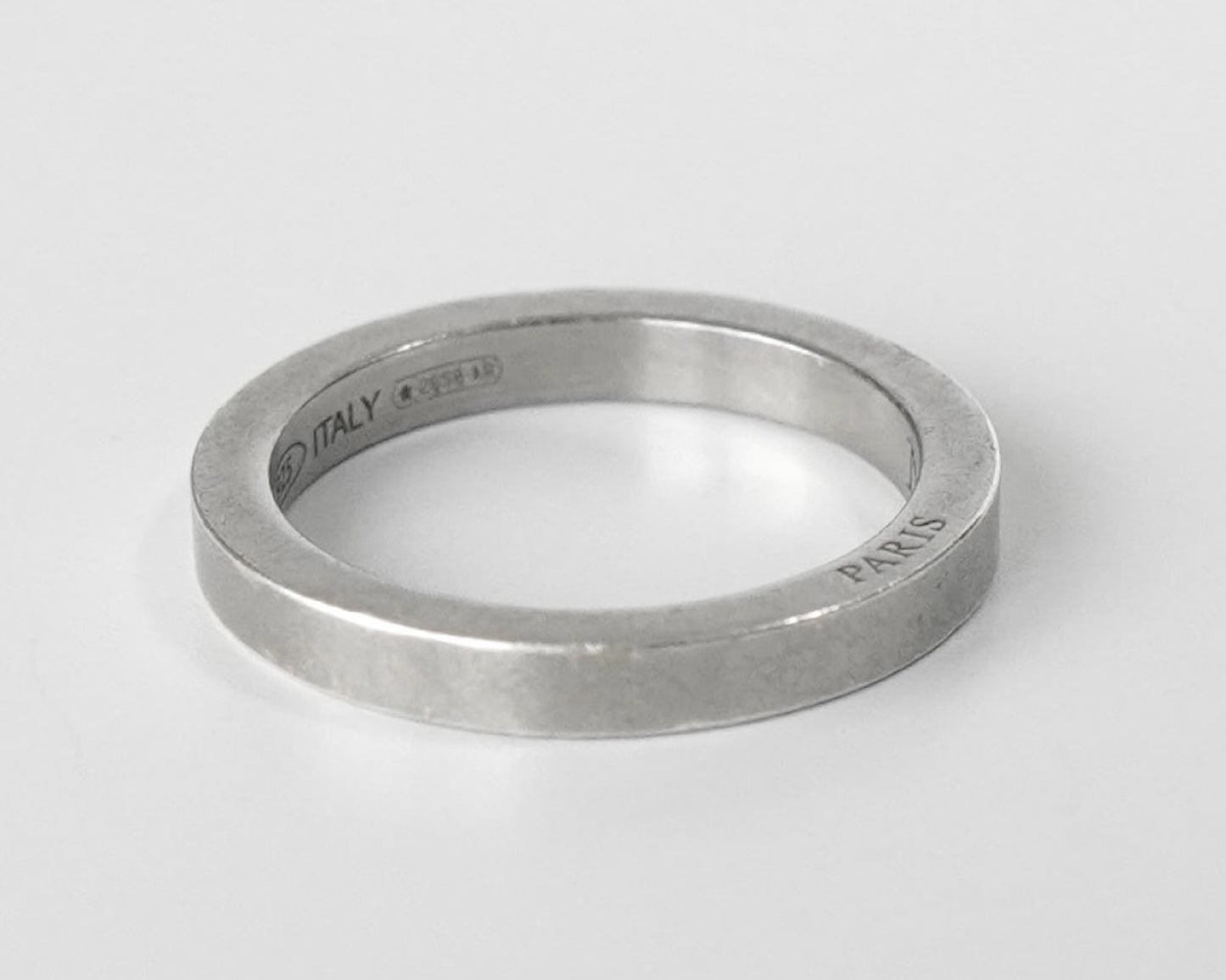 Maison Margiela Logo Silver 925 Ring, Size 9, with Box