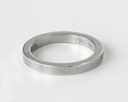 Maison Margiela Logo Silver 925 Ring, Size 9, with Box