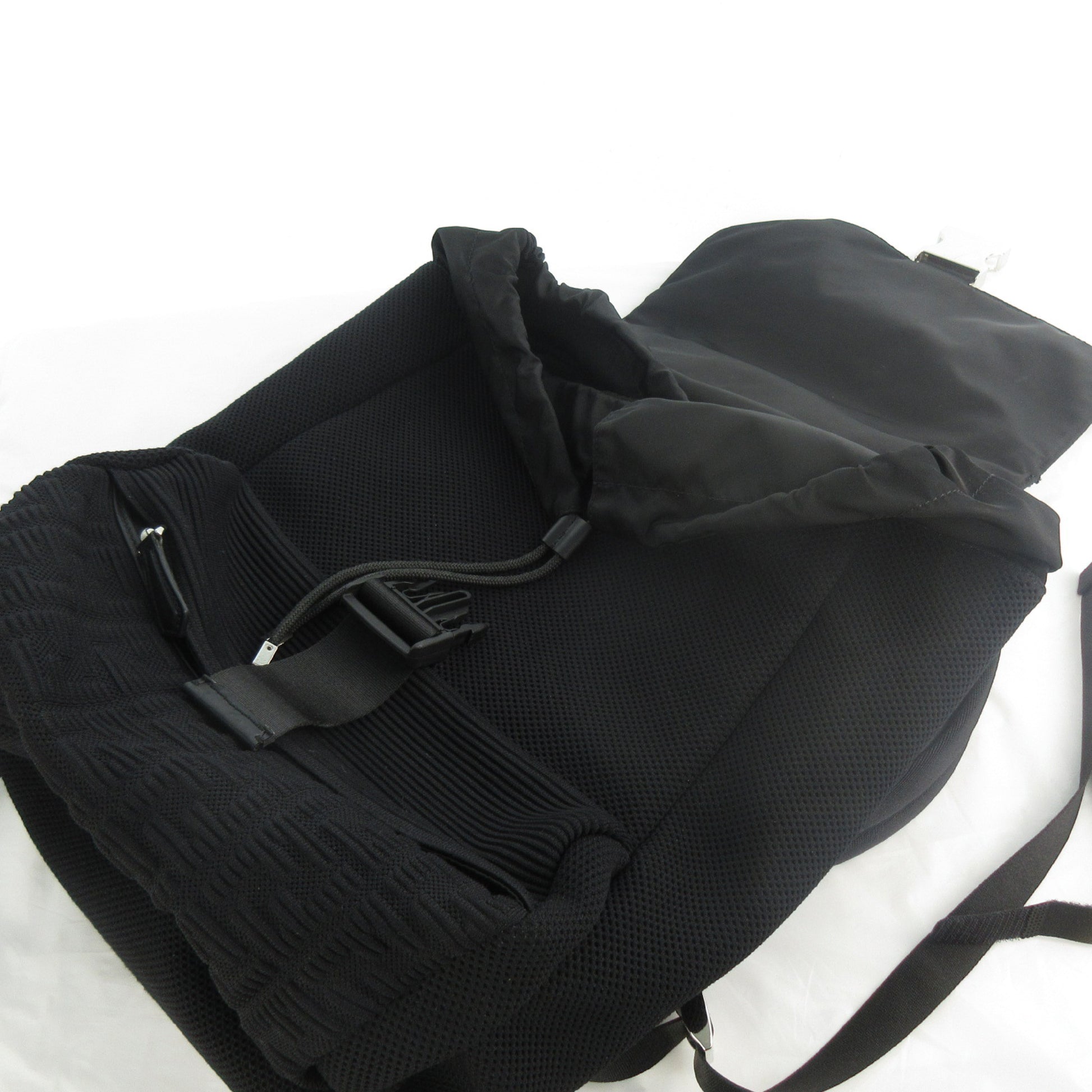 FENDI Zucca pattern backpack FF 7VZ066 AGQX 219-3262 Black Backpack