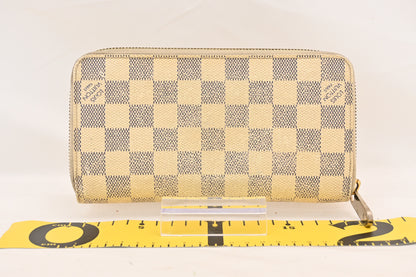 LOUIS VUITTON Damier Azur Zippy Wallet Long Wallet N60019 Wallet