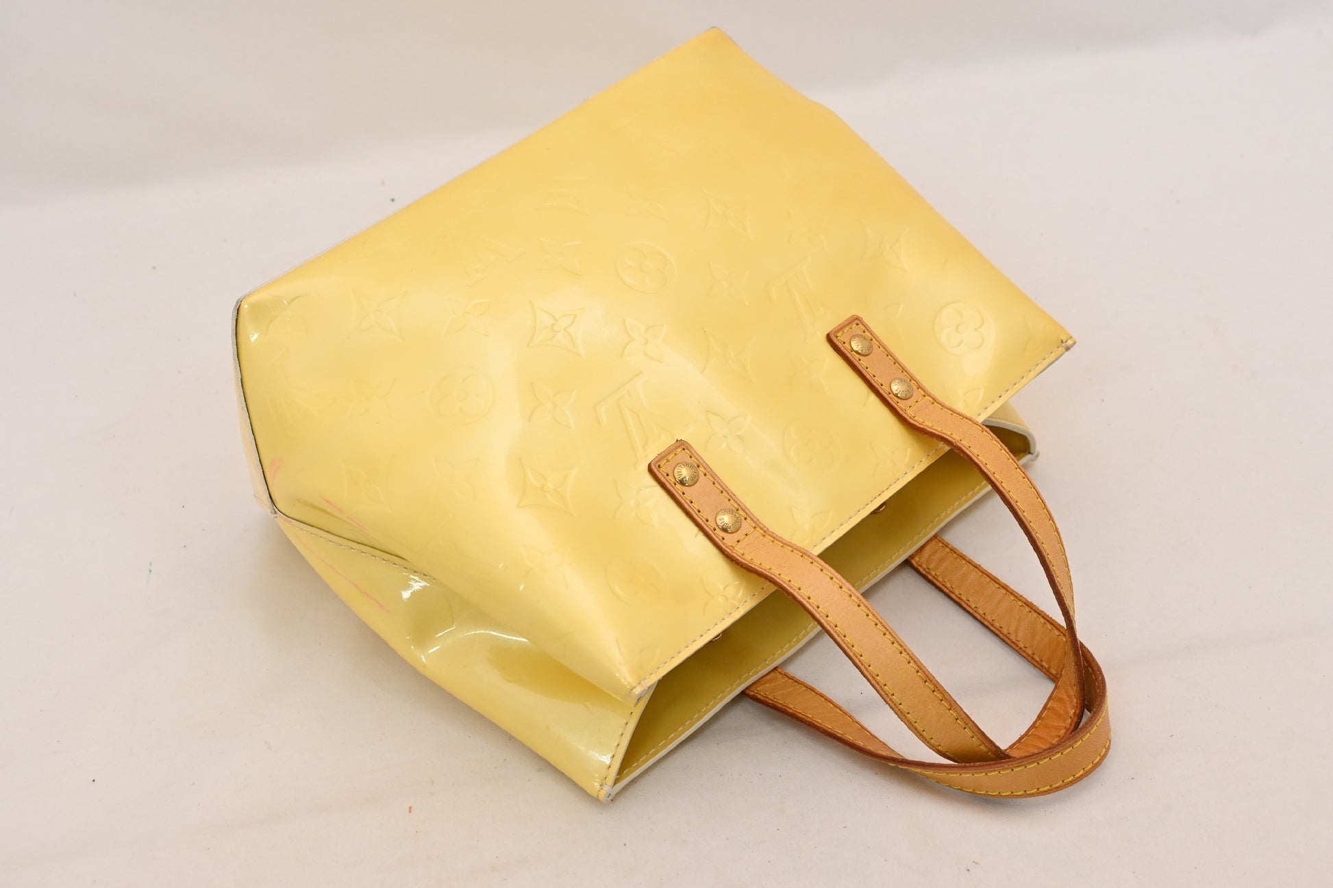 LOUIS VUITTON LOUIS VUITTON Louis Vuitton Vernis Reed PM Handbag M91336 TH1015 Handbag