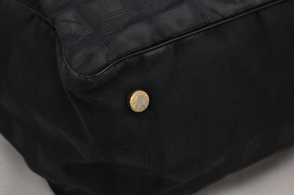 CHANEL New Travel Line Handbag Black No. 8 Tote Bag