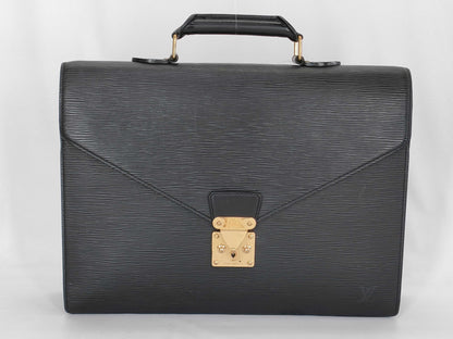 LOUIS VUITTON Epi M54422 Serviet Conseiller Noir SR0062 Business Bag