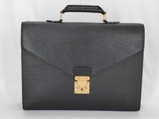 LOUIS VUITTON Epi M54422 Serviet Conseiller Noir SR0062 Business Bag