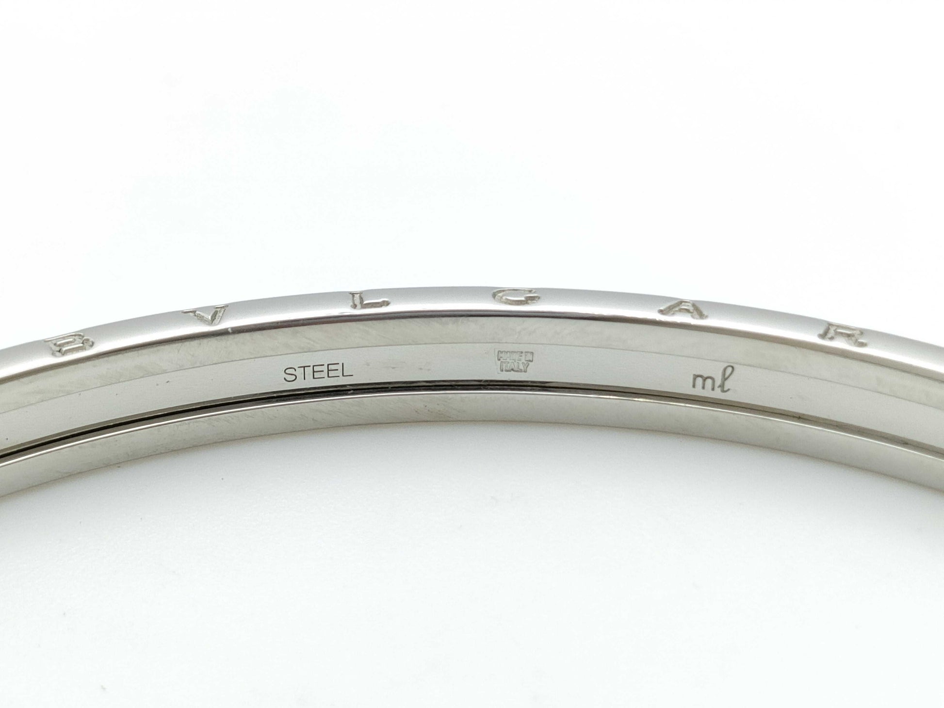 BVLGARI B.zero1 Open ml Stainless Steel/750 15.3g Bracelet/Bangle 