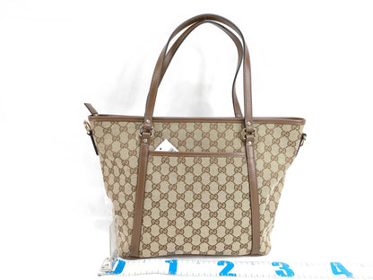 GUCCI GG Canvas GUCCI GG 388929 Canvas Tote Bag