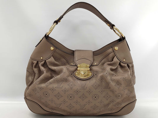 LOUIS VUITTON Mahina Solar PM Beige Handbag