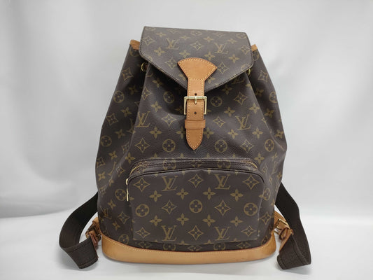 LOUIS VUITTON Monogram ◇Louis Vuitton Montsouris Bag Backpack