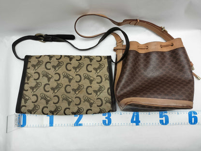 CELINE CELINE Drawstring Shoulder Bag Set Shoulder Bag