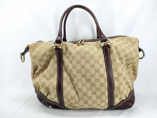 GUCCI GG canvas bag Gucci tote bag