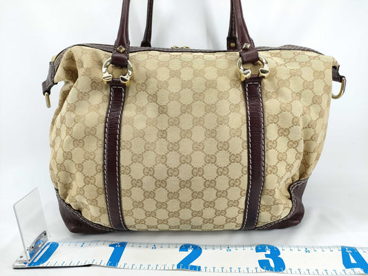 GUCCI GG canvas bag Gucci tote bag