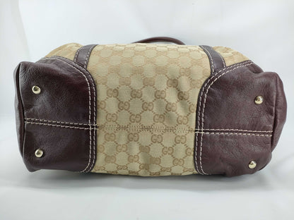 GUCCI GG canvas bag Gucci tote bag