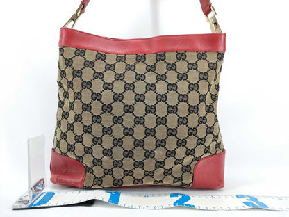 GUCCI GG Canvas Bag Handbag Gucci Shoulder Bag